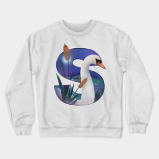 Letter S Aesthetic Crewneck Sweatshirt